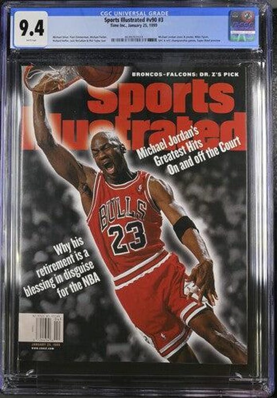 1999 Sports Illustrated Magazine CGC 9.4 Michael Jordan Cover