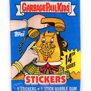 1988 Topps Garbage Pail Kids 14th Series Sammelkarten Paket