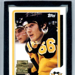 2000/01 Topps Mario Lemieux Comemorativo Reimpressão #3 Cartão Classificado KSA 10