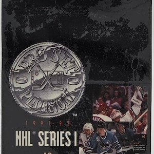 1991 Pro Set Platinum Hockey Serie 1 Karten Hobby Box (36 Packungen)