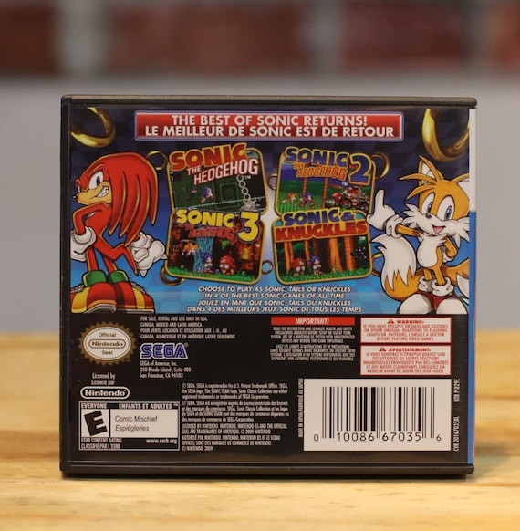 Nintendo Sonic Classic Collection Games