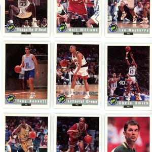 1992 Classic Draft Picks Basketball Karte Komplettset (100 Karten) Shaq Rookie