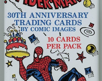 スパイダーマンII 30周年記念ヴィンテージトレーディングカード2パック