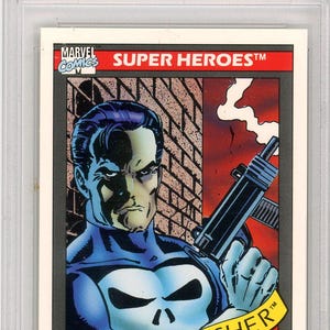 1990 Marvel Universe Punisher Graded Card #47 PSA 6