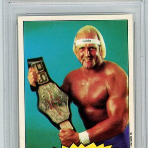 1985 O-Pee-Chee WWF Hulk Hogan Graded Rookie Karte #16 PSA 5