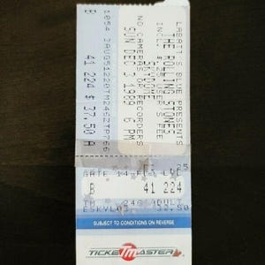 Rolling Stones 1989 Skydome Toronto Original Vintage Konzertkarte Stub