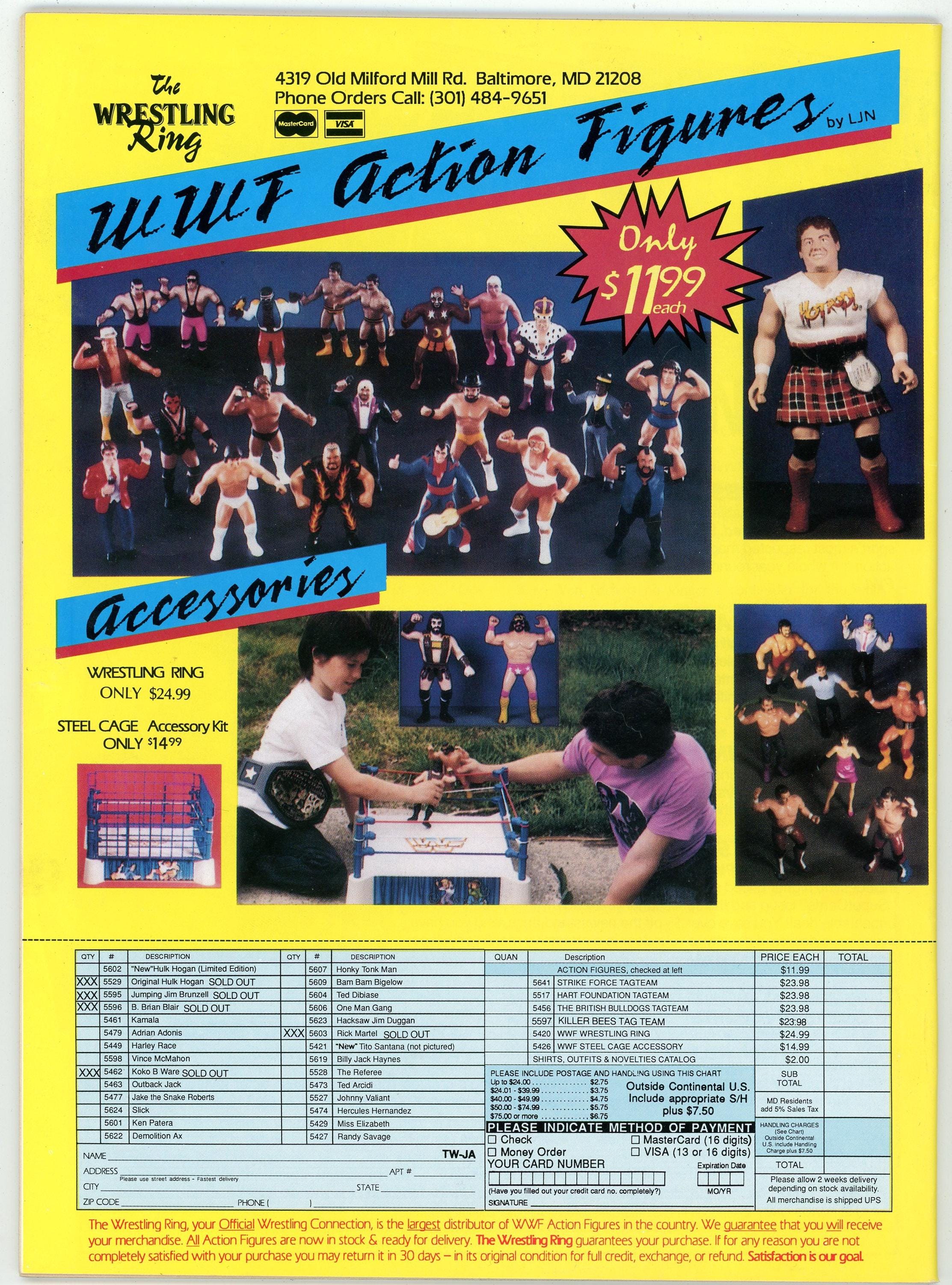 The Wrestler Vintage Wrestling Magazine (june, 1989) Ultimate