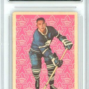 1961 Parkhurst Bob Nevin Graded Card #10 GMA 2.5