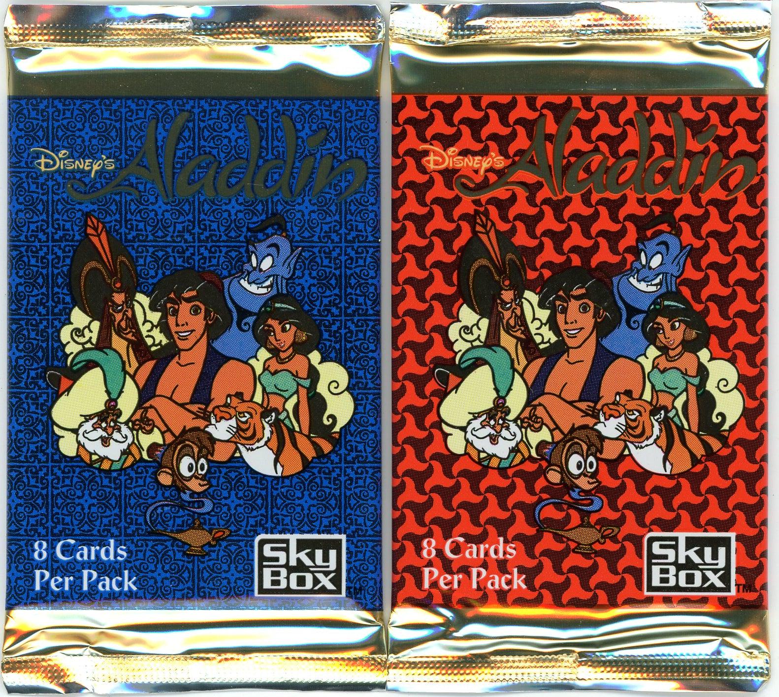 1993 Skybox Disney's Aladdin Trading Card Pack (8 Cards) - Etsy