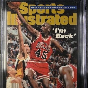 1995 Sports Illustrated #v82 #12 Newsstand Magazine CGC 9.0 Michael Jordan Cover