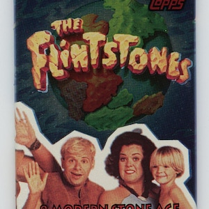 1993 Topps Universal The Flintstones Movie Sammelkarte & Sticker Pack (8 Karten)