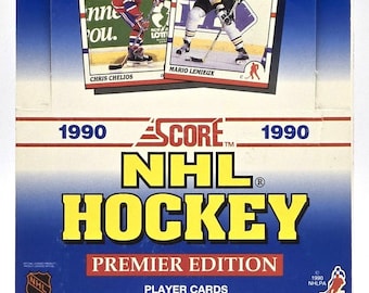 1990/91 Score Premier US Edition NHL Hockey Wax Box (36 Packs)