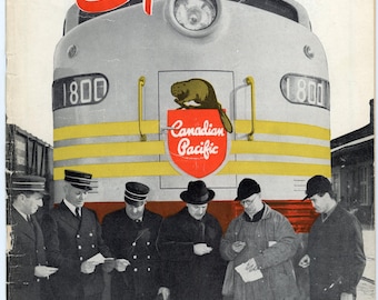 Canadian Pacific Railway Spanner No. 161 (January 1950) Vintage Magazine