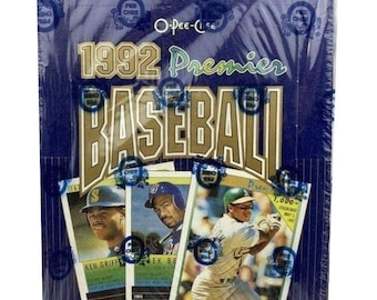 1992 OPC O-Pee-Chee Premier MLB Baseball Card Wax Box (36 pakjes) verzegeld