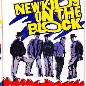 1989 Topps NKOTB Neue Kids On The Block Sammelkarten-Wachspackung