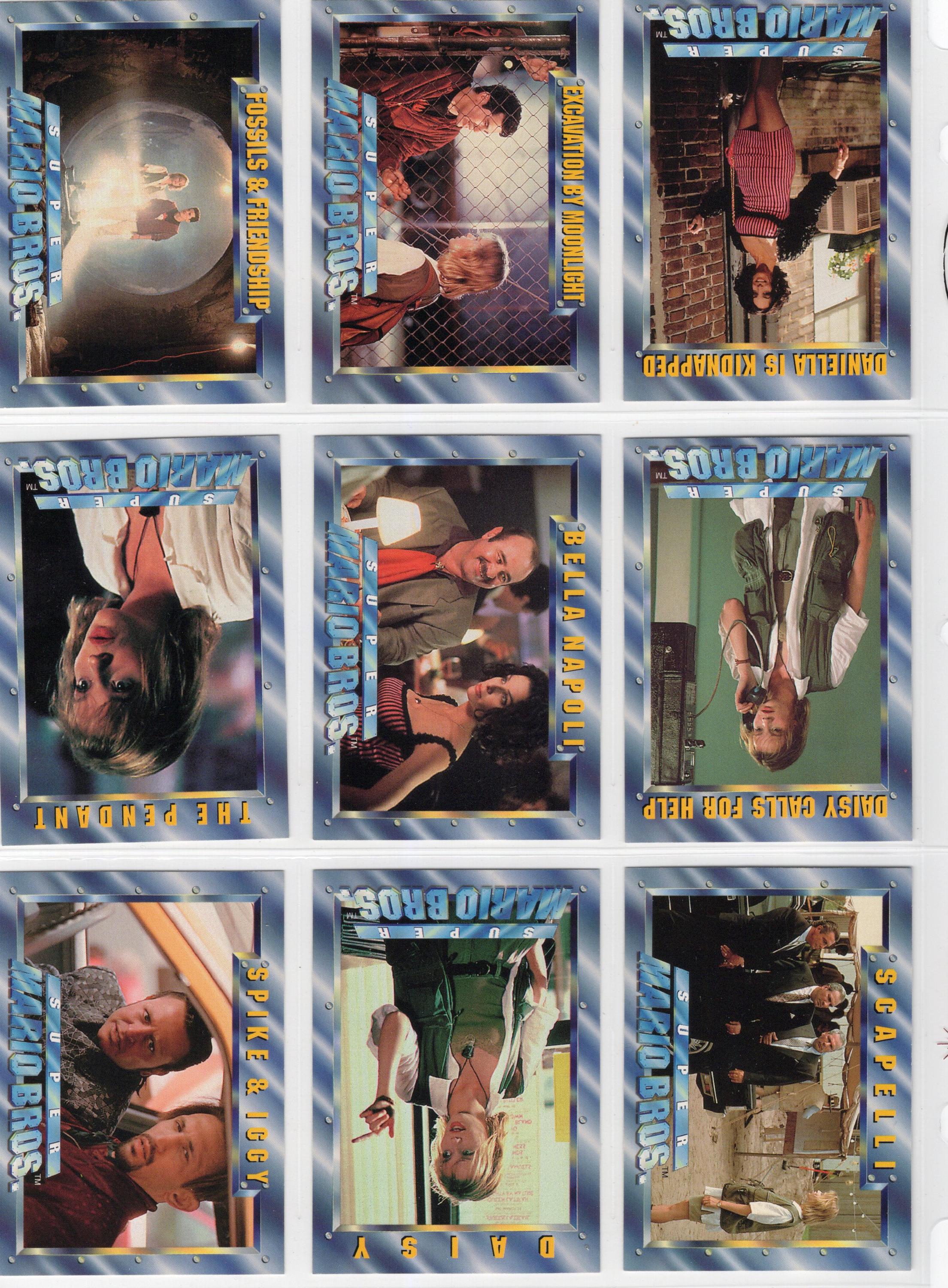 1993 Skybox Super Mario Bros Movie Complete Trading Card Set (100