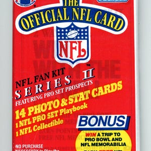 1989 Pro Set Series Zwei Football Cards Wax Pack Möglich Barry Sanders Rookie