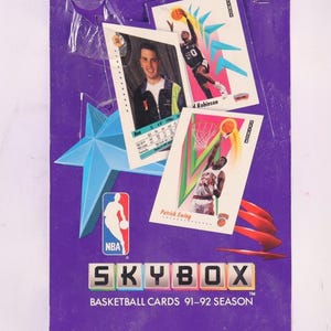 1991/92 Skybox NBA Basketball Card Hobby Box (36 Packs) Versiegelt