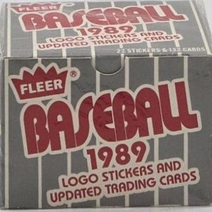 1989 Ensemble de cartes de baseball Fleer Update (132 cartes)