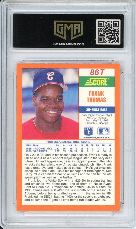 frank thomas score rookie card