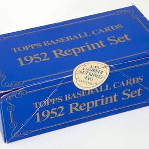 1983 Topps 1952 Reprint Series MLB Baseball Set completo (402 carte) Mickey Mantle RC