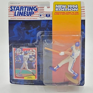 1994 Kenner MLB Composition de départ John Olerud Figurine et carte Blue Jays de Toronto