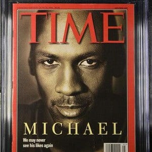 1998 Time Canada #v151 #24 Graded Magazine CGC 7.5 Michael Jordan Cover