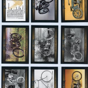 1992/93 Collect-A-Card Harley Davidson Motorrad Komplettset (300 Karten)