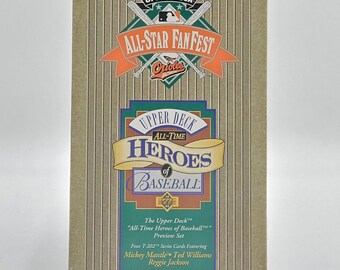 BASEBALL HEROES トレーディングカードセット 1990 Reggie Jackson Upper Deck Baseball Heroes Complete 10 Card