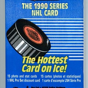 1990 Pro Set NHL Series 1 Hockey Card Wax Pack (15 Cards) Unopened