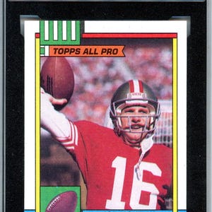 1990 Topps Joe Montana All Pro Graded Karte #13 KSA 8.5