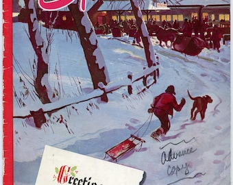 Canadian Pacific Railway Spanner No. 170 (Christmas 1950) Vintage Magazine