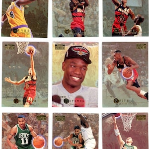 1996/97 SkyBox Premium Basketball Series One & Two (281 cartes) Kobe Bryant Rookie + Triple Threats Insert Set