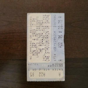 Rolling Stones 1989, Toronto CNE Stadium Original Konzertkarte Stummel
