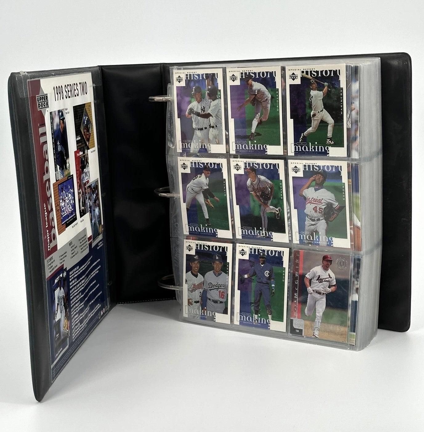 1998 Upper Deck Baseball Complete Set (750 Cards) With Binder - Etsy