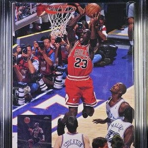 1998年 ベケット バスケットボール カード マンスリー #97 グレーディング マガジン CGC 8.5 POP 6 マイケル・ジョーダン 表紙 画像 2