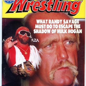 Inside Wrestling Vintage Magazine (August, 1988) Randy Savage, Hulk Hogan