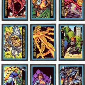 SkyBox Ultraverse 1993 - Colección completa (100 cartas)