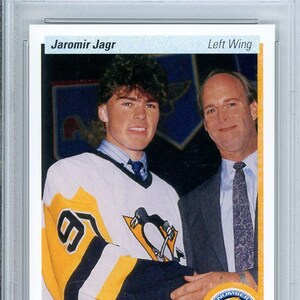 1990 Oberdeck Jaromir Jagr #356 Graded Rookie Karte PSA 10