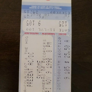 AC/DC 1990, Toronto Skydome Vintage Original Konzertkarte Stub