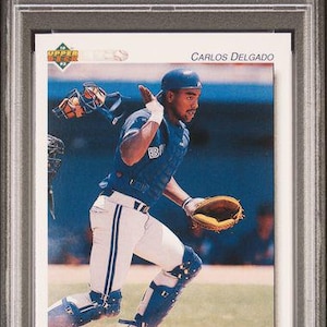 Carta da principiante classificata Carlos Delgado della lega minore Upper Deck del 1992 n. 264 PSA 10