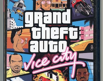 2005 Grand Theft Auto: Vice City Greatest Hits Edition Playstation 2 Video Game Disc In Box