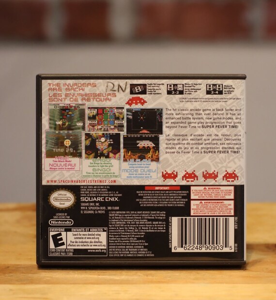 Space Invaders: Extreme 2 Original Nintendo DS Videospiel komplett 