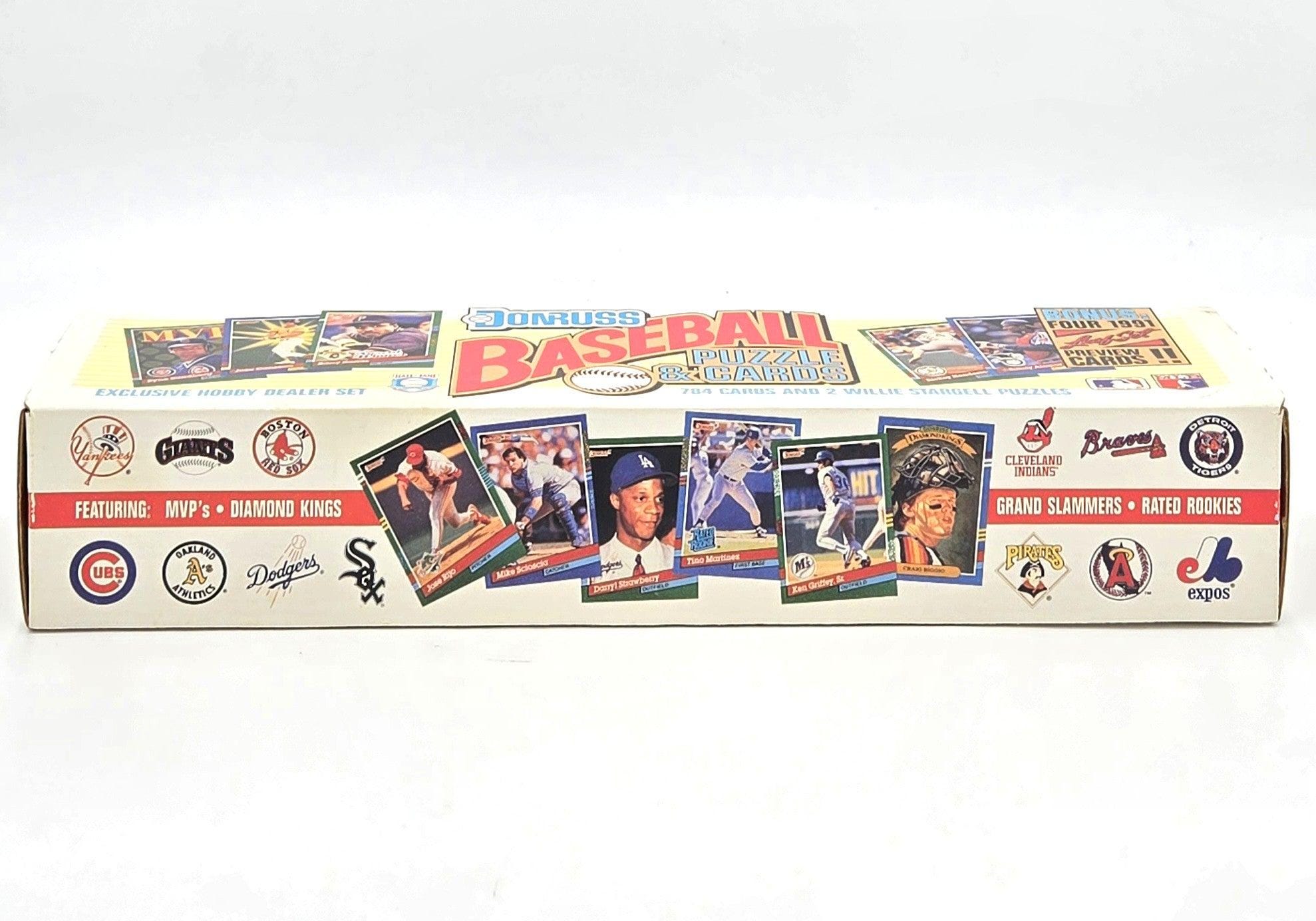 1991 Donruss MLB Baseball Puzzle & Card Complete Factory Set (784