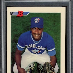1992 Bowman Carlos Delgado Graded Rookie Karte #127 PSA 9 Bild 1