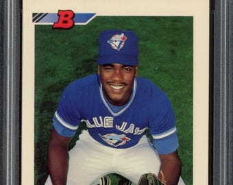 Carte 1992 Bowman Carlos Delgado Grade Rookie #127 PSA 9