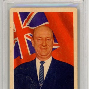 1963 Parkhurst Punch Imlach Graded Card #19 PSA 1.5