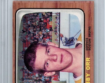 1966 Topps Bobby Orr Graderat Rookie-kort #35 PSA 7