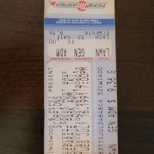 Scorpions 1991, Toronto Kingswood Theater Original Konzertkarte Stub