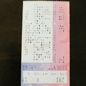AeroSmith 1997 Molson Amphitheater Vintage Original Konzertkarte Stub